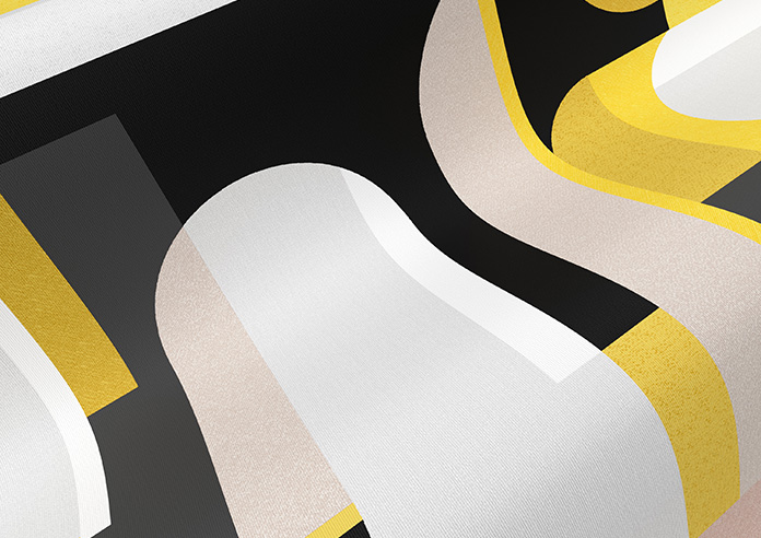 Archways, Yellow - Roller Blind - Image 4